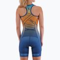 Combinezon de triatlon pentru femei Synergy Pro Sleeveless Racerback Trisuit orange wave 2
