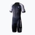 Combinezon de triatlon pentru bărbați Synergy Elite Short Sleeve Trisuit salt & pepper