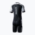 Combinezon de triatlon pentru bărbați Synergy Elite Short Sleeve Trisuit salt & pepper 2