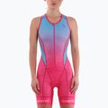 Combinezon de triatlon pentru femei Synergy Pro Sleeveless Racerback Trisuit punch