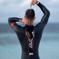 Costum de neopren de triatlon pentru bărbați Synergy Adrenaline Full Sleeve 5 mm black/red 5