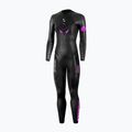 Costum de neopren de triatlon pentru femei Synergy Endorphin Full Sleeve 5/3 mm black/pink