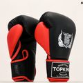 Mănuși de box Top King Reborn Boxing Semi Leather black/red 6