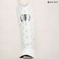 Apărători de tibie Top King Chain Semi Leather white/silver 8