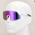 Ochelari de soare cu oglindă Smith Vert alb/color violet cromatic 7