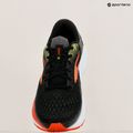 Încălțăminte de alergare pentru bărbați Brooks Ghost 16 wide fit black/mandarin red/green 9