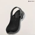 Papuci pentru copii Crocs LiteRide 360 Clog Kids black/slate grey 11