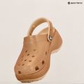 Papuci pentru femei Crocs Classic Platform Glitter shitake 16