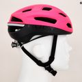 Rudy Project Skudo cască de biciclist roz fluo/negru mat 9