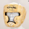 Cască de box Top King Super Star white/gold 8