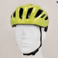Cască de bicicletă MET Idolo lime yellow metallic glossy 9