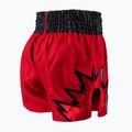 Pantaloni scurți de antrenament pentru bărbați Venum Inferno Muay Thai roșu/gri cărbune/negru 4