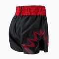 Pantaloni scurți de antrenament pentru bărbați Venum Inferno Muay Thai gri cărbune/roșu 4