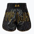 Pantaloni scurți de antrenament pentru bărbați Venum Serpenti Muay Thai black/silver/gold 2