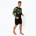 KSW Rashguard pentru bărbați Camo LS negru 2