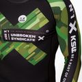 KSW Rashguard pentru bărbați Camo LS negru 4