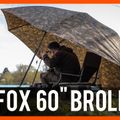 Fox 60 'Camo Camo Brolly umbrelă maro crap CUM268 4