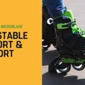 Patine pentru copii Rollerblade Microblade albastru marin și portocaliu 07221900 174 14