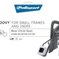 POLISPORT Groovy Maxi FF 29 verde-gri FO scaun de bicicletă pentru copii 8406000032 8