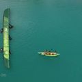 AquaMarina Recreational Canoe 3 persoane caiac gonflabile 12'2 'Ripple-370 verde 21