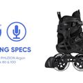 Patine pentru bărbați Powerslide Phuzion Argon 80 negru 940666 15