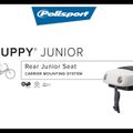 Polisport Guppy Junior CFS scaun pentru bicicletă cu suport spate gri FO 8636100012 8