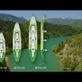 2 persoane caiac gonflabile 13'6 'AquaMarina Recreational Kayak verde Betta-412 17