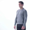 Tricou termic pentru bărbați icebreaker 200 Oasis gri IB1043650131 14