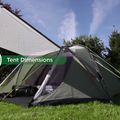 Cort de camping pentru 4 persoane Coleman Rock Springs 4 verde 200003888888 7