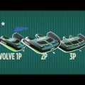 JOBE Revolve Revolve 2P flotor remorcabil albastru și verde 230220001 6