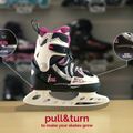 Patine cu rotile pentru copii FILA Wizy black/salmon 10
