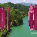 Placă SUP Aqua Marina Marina Coral Touring - Touring iSUP, 3.5m/15cm, cu vâslă și leash roză BT-22CTP 18