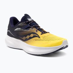 Saucony Ride 15 pantofi de alergare pentru bărbați albastru marin și galben S20729-65