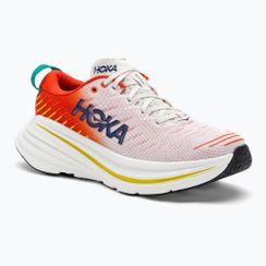 Pantofi de alergare HOKA Bondi X blanc de blanc/flame pentru bărbați