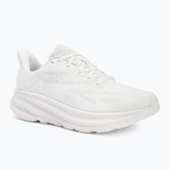 Pantofi de alergare pentru femei HOKA Clifton 9 Wide alb/alb