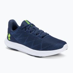 Încălțăminte de alergare pentru bărbați Under Armour Charged Speed Swift washed navy/black/high vis yellow