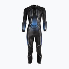 Costum de triatlon pentru bărbați HUUB Agilis II Back Zip 3.5 metallic blue