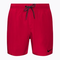 Pantaloni scurți de baie Nike Contend 5' Volley pentru bărbați, roșu NESSB500