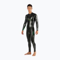 Costum de triatlon pentru bărbați Cressi Triton 1.5 mm negru-verde DG002202