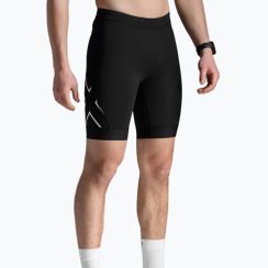 Pantaloni scurți de triatlon pentru bărbați 2XU Core Tri 8" black/white