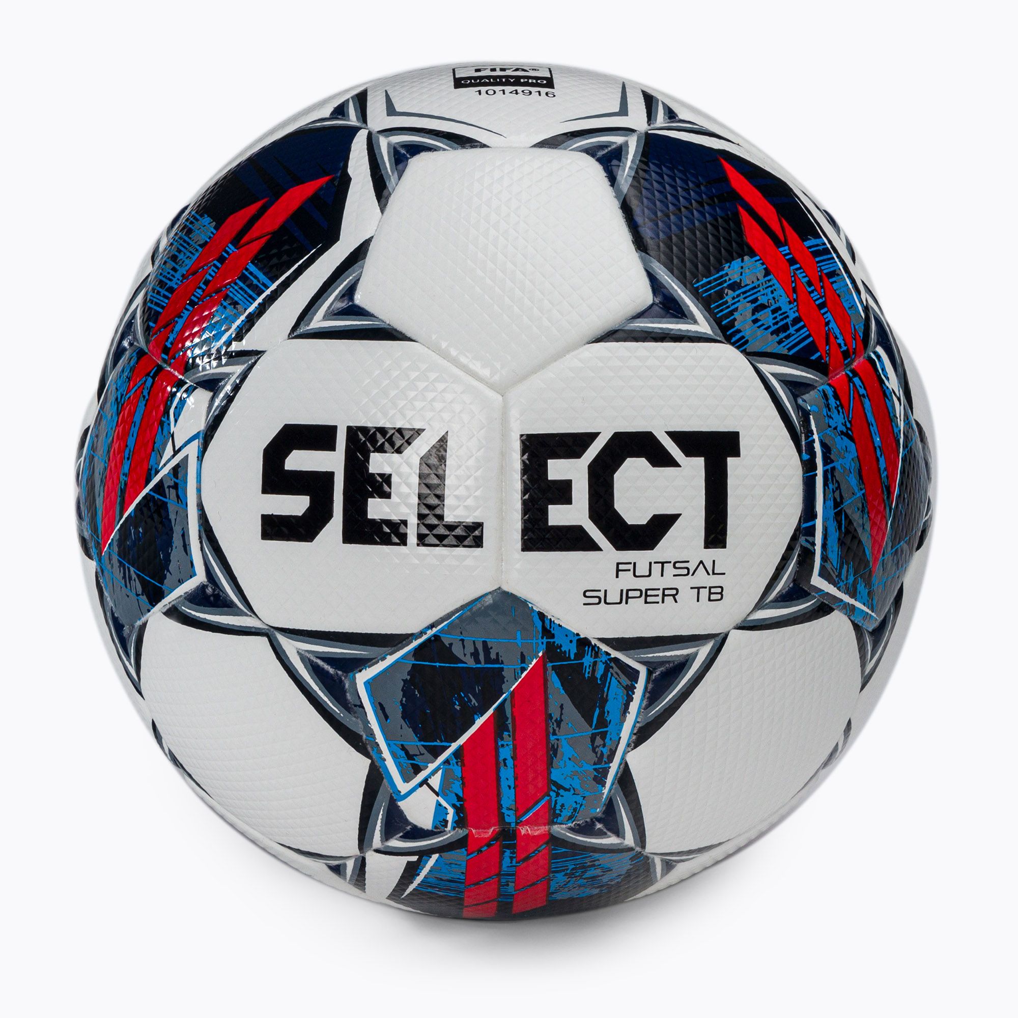 Ballon De Futsal Select Super TB V22 - Taille 4, Design Blanc/Rouge/Bleu, Qualité FIFA Pro