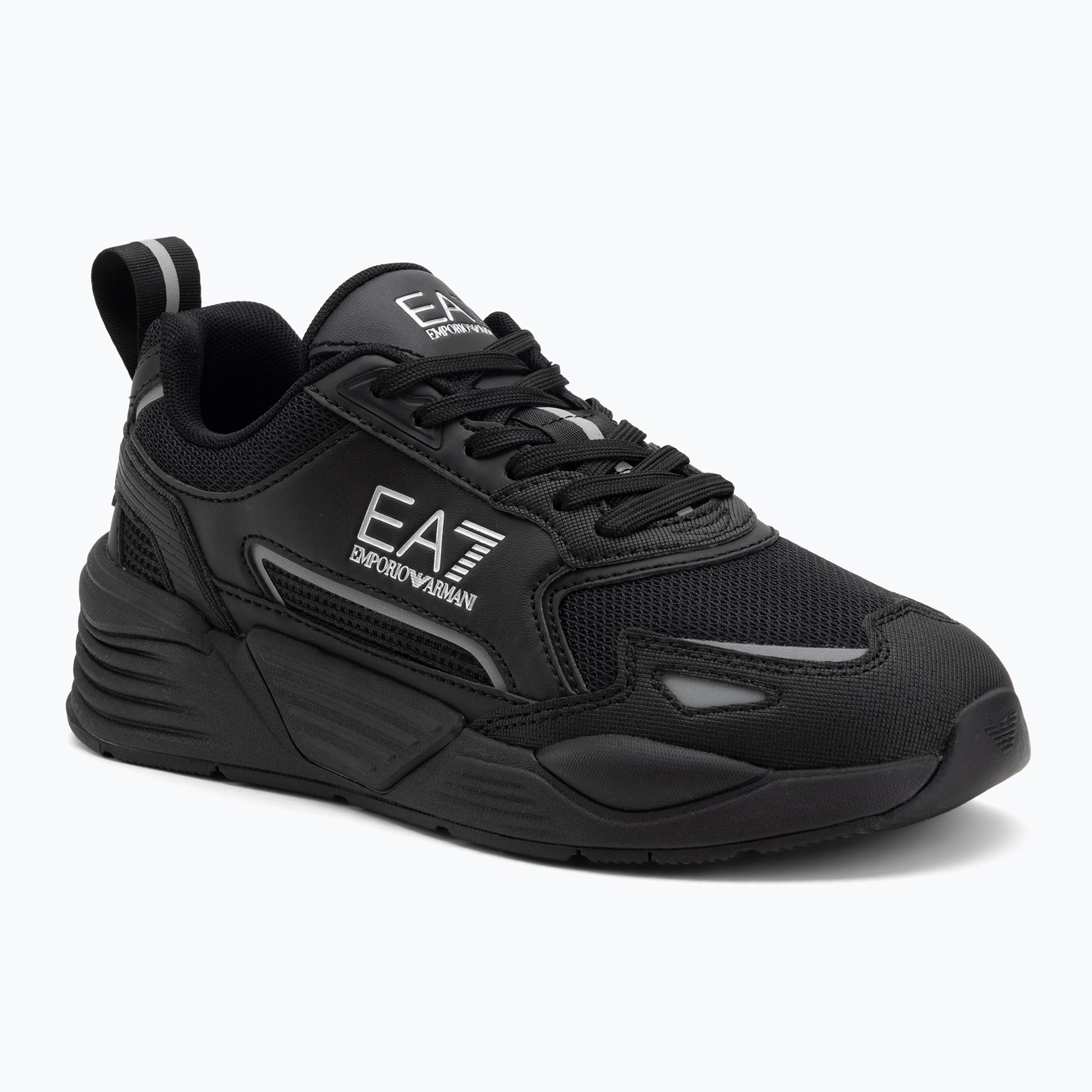Încălțăminte EA7 Emporio Armani Ace Runner New triple black / silver ...