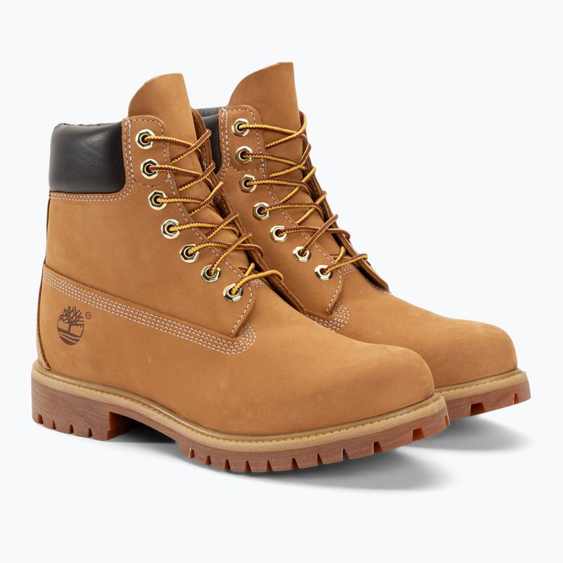 Bărbați Timberland Premium 6 Inch 6 Inch grâu nubuc cizme de trekking grâu 4