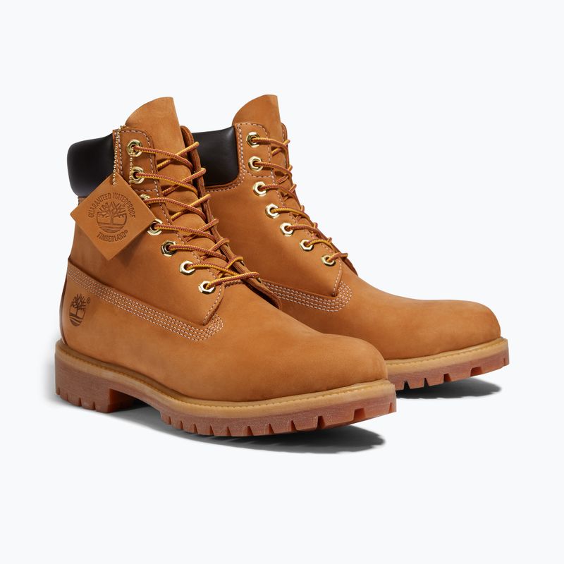 Bărbați Timberland Premium 6 Inch 6 Inch grâu nubuc cizme de trekking grâu 9