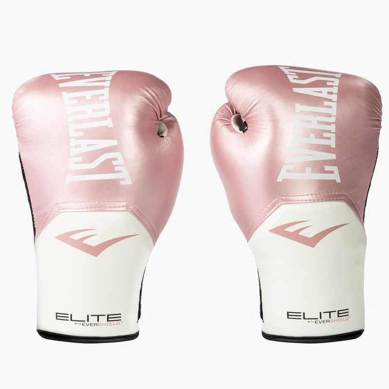 Mănuși de box pentru femei EVERLAST Pro Style Elite 11, roz, EV2500 PINK/WHT-12 oz.