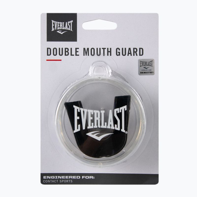 EVERLAST dublu maxilar protector negru 4410