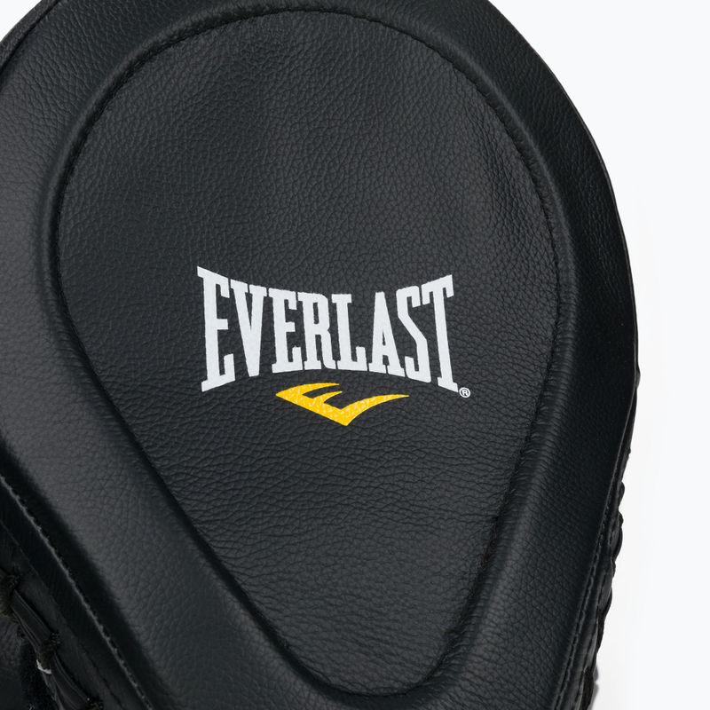 Discuri de antrenament EVERLAST Elite Leamantis MIT din piele neagră EV4731 4