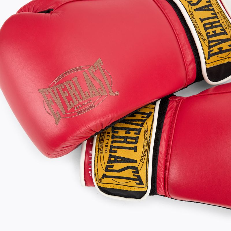Mănuși de box  Everlast 1910 Classic red 5