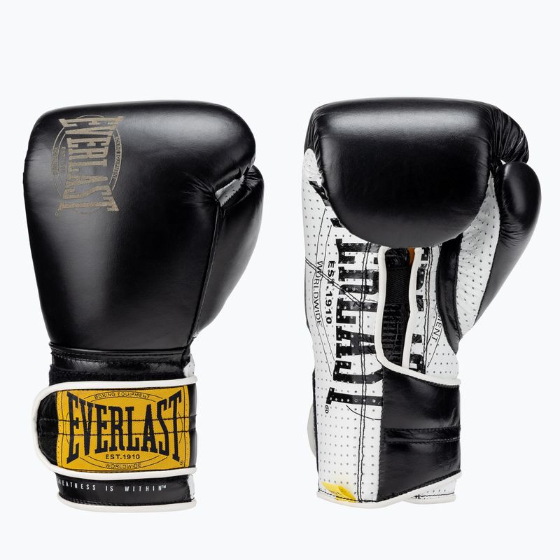 EVERLAST Mănuși de box 1910 Classic Pro Black EV1910PRO BL-12 OZ. 4