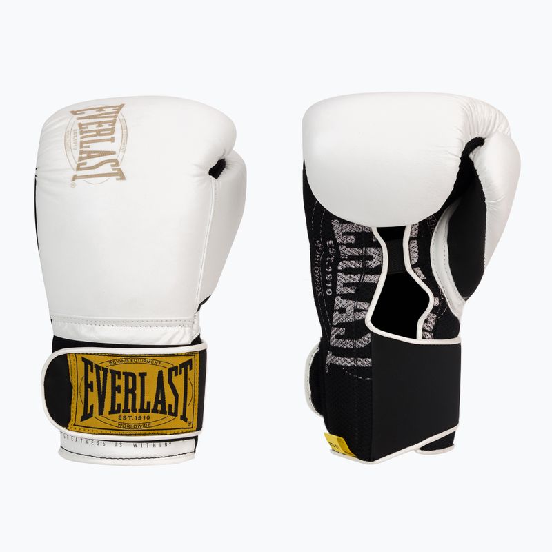 Mănuși de box EVERLAST 1910 Classic, alb, EV1910 WHT-12 oz. 3